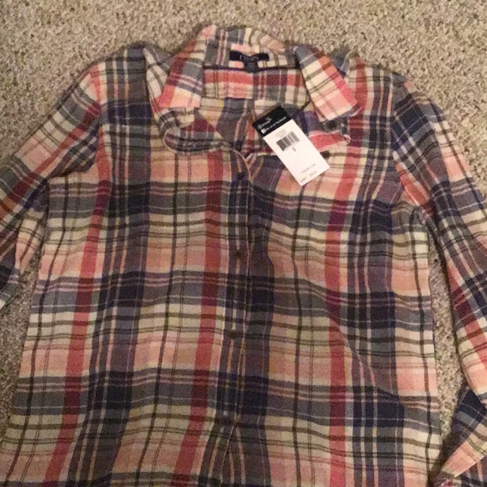 NWT-CHAPS Women Button Down- Small